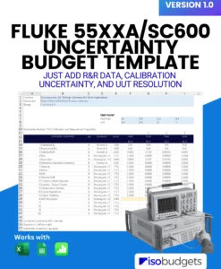 Fluke SC600 Scope Calibrator Uncertainty Template Cover Image